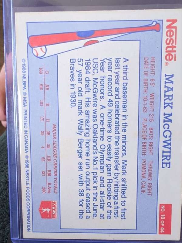 Card back