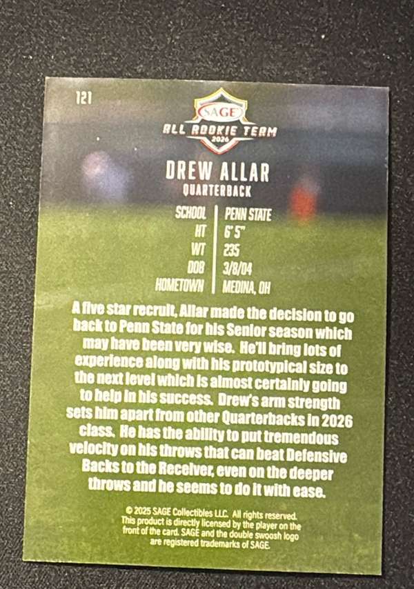 Card back