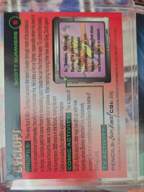 Card back