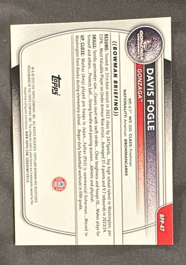 Card back