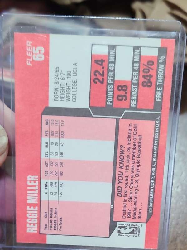 Card back