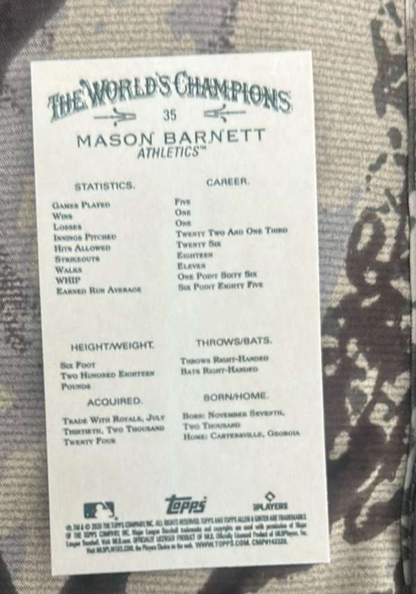 Card back