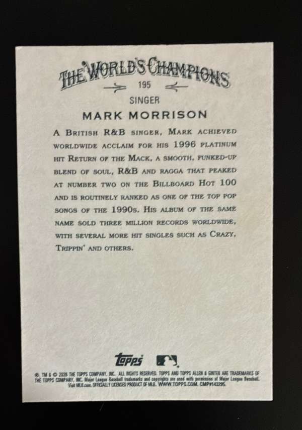 Card back