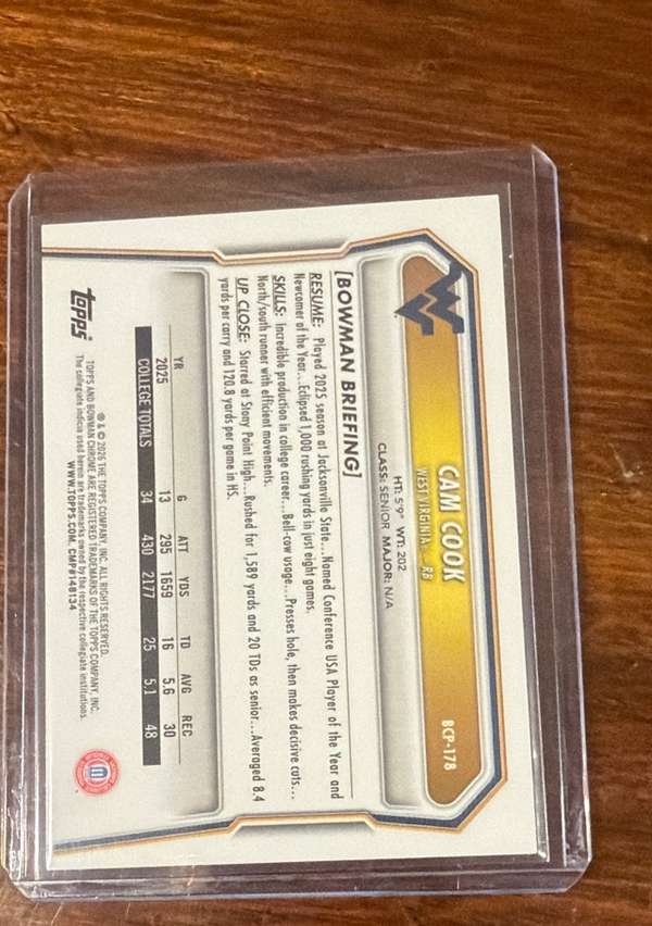 Card back
