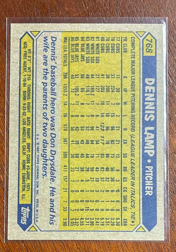 Card back