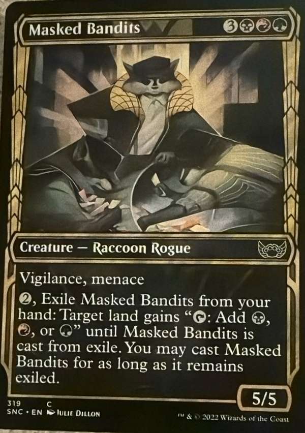 Masked Bandits (Gilded Foil)