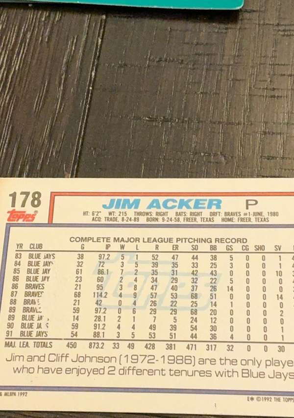 Card back