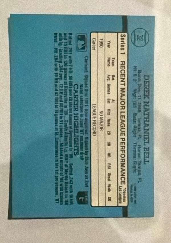 Card back