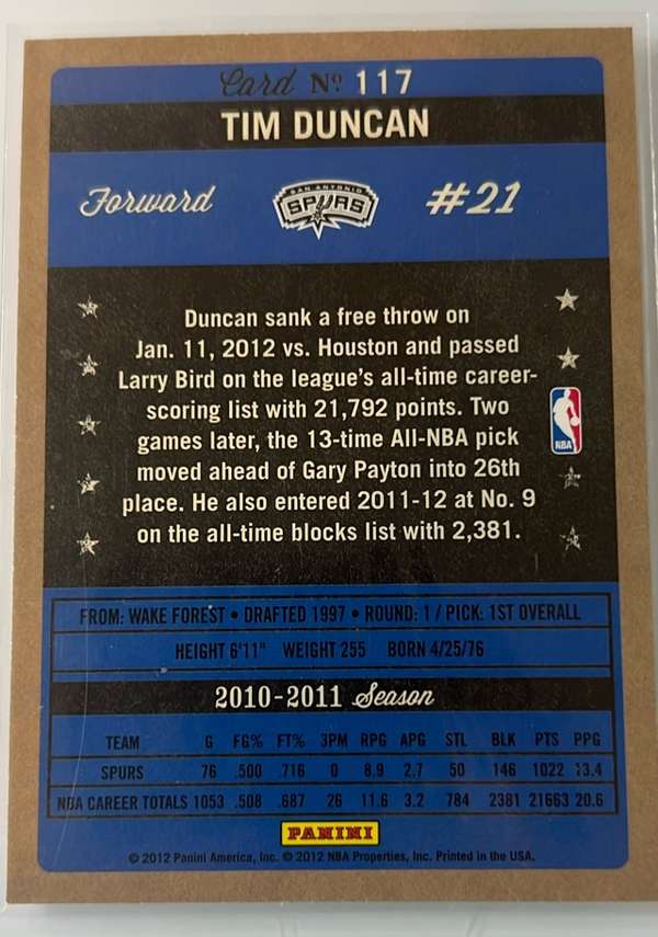 Card back