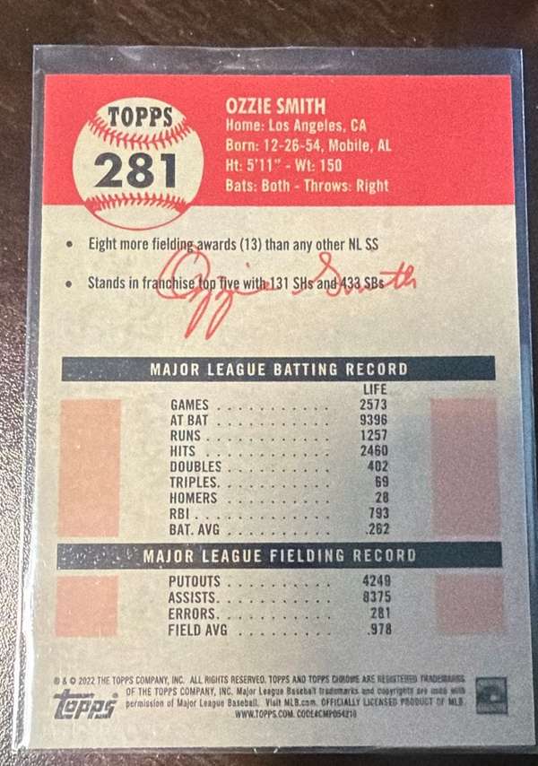 Card back