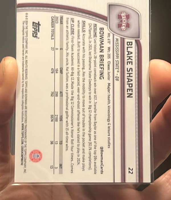 Card back