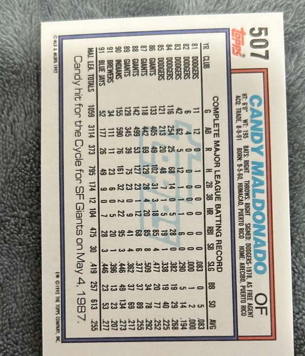 Card back