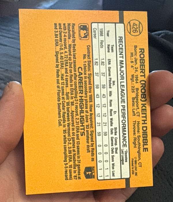 Card back