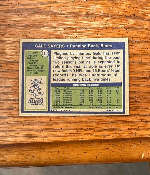 Card back