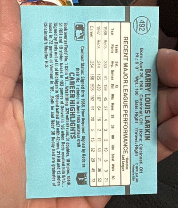 Card back