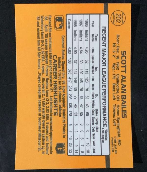 Card back