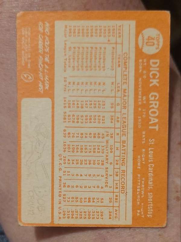 Card back