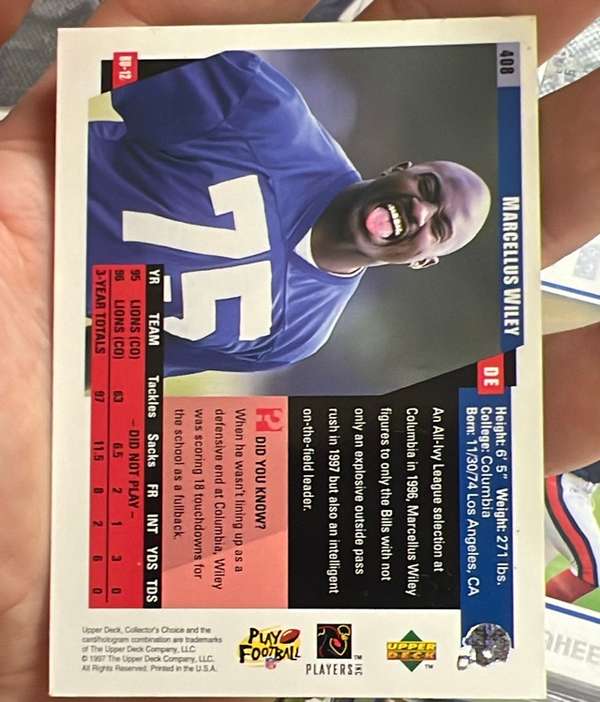 Card back