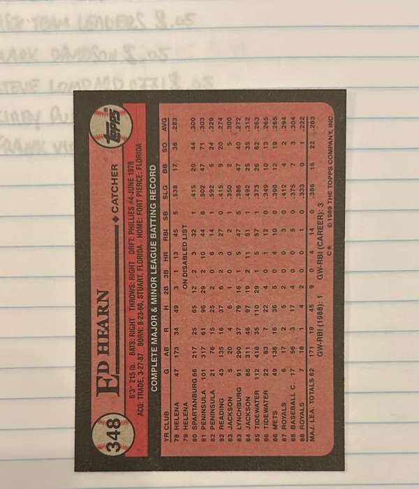 Card back
