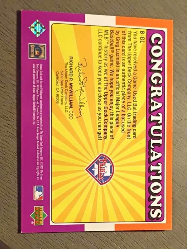 Card back