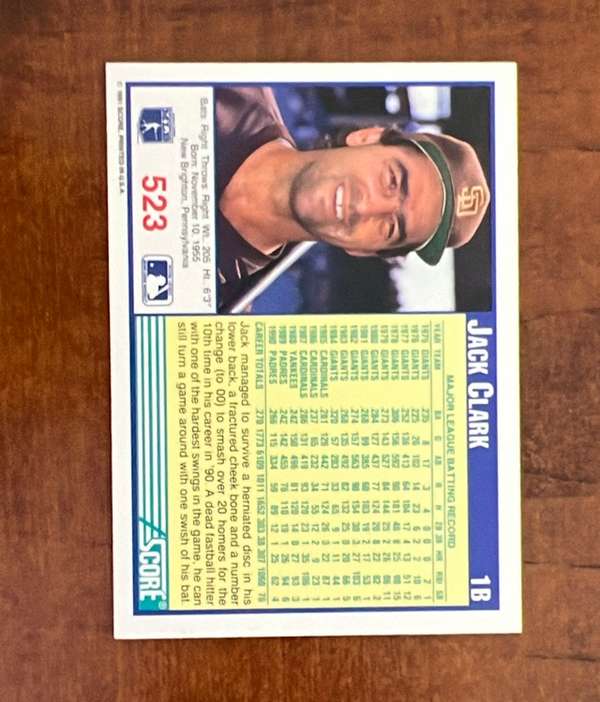 Card back