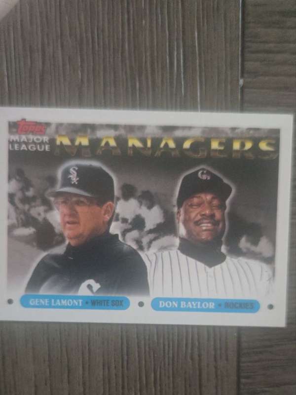 Gene Lamont / Don Baylor MGR
