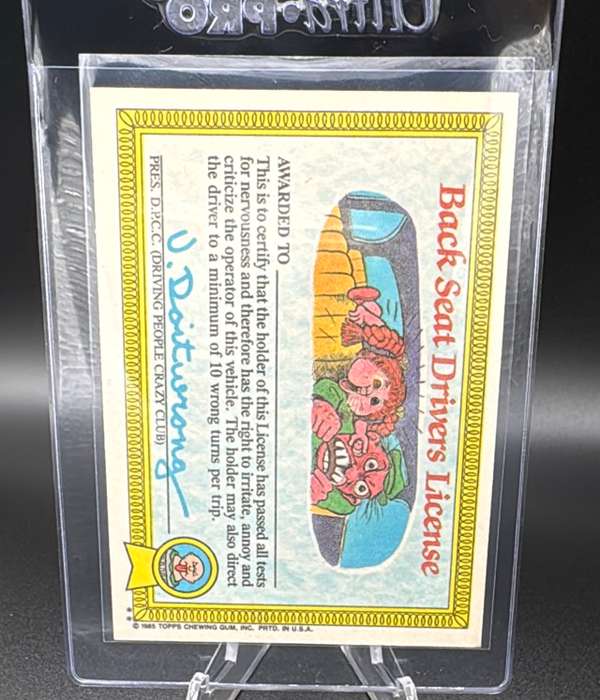 Card back