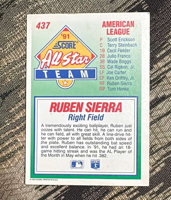 Card back