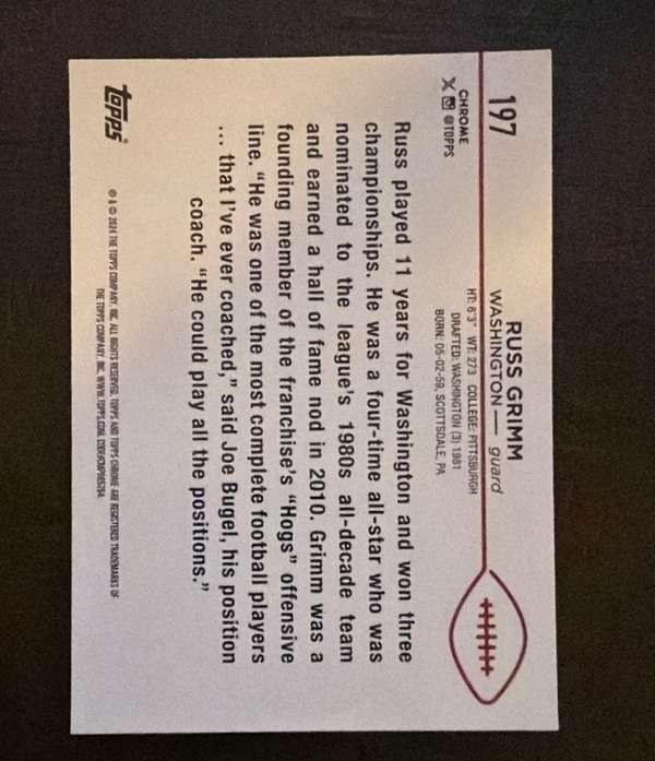 Card back