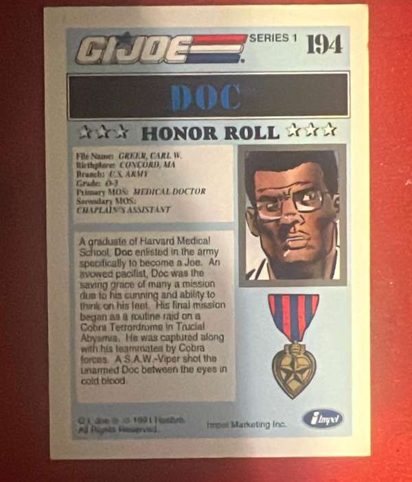 Card back