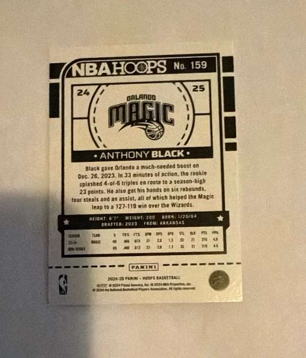 Card back