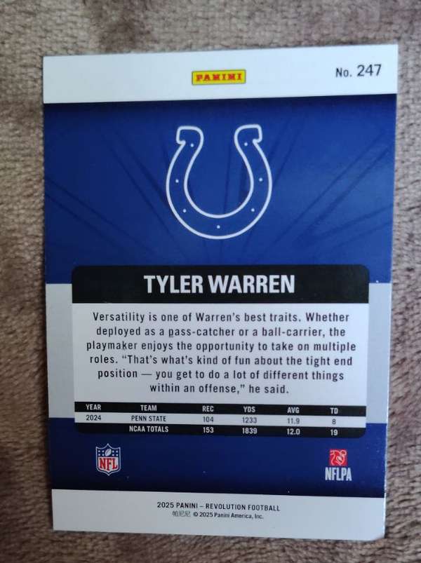 Card back