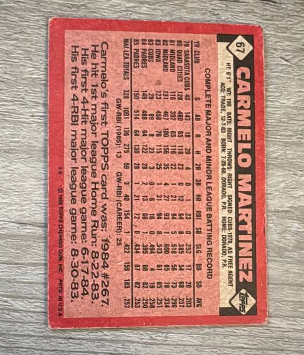 Card back