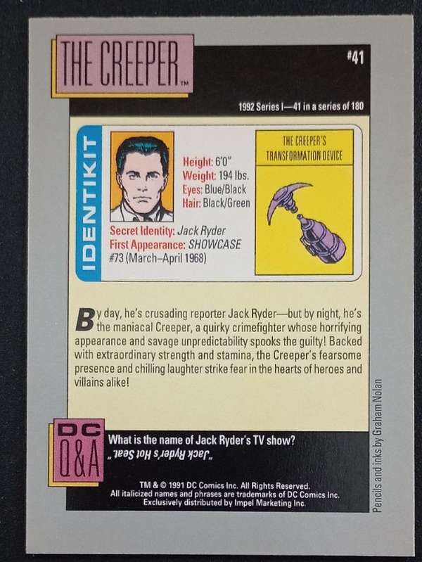 Card back