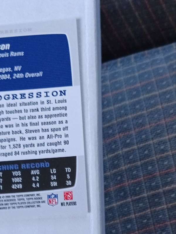 Card back