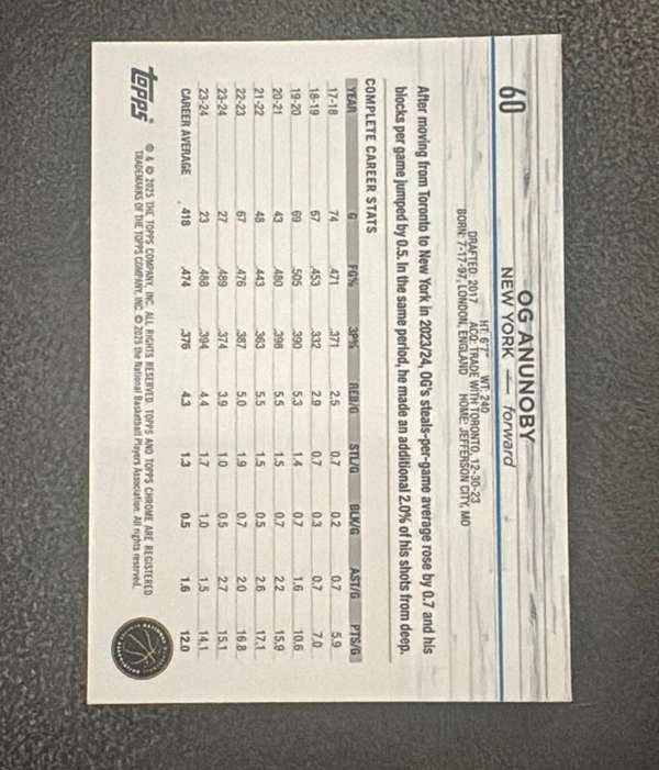Card back