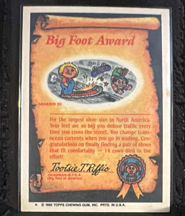 Card back