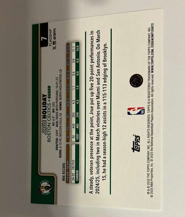 Card back