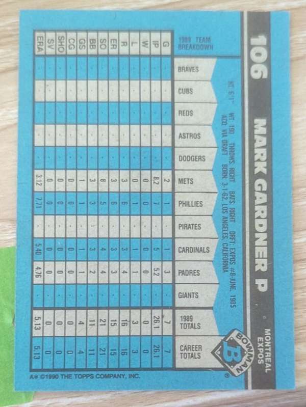 Card back