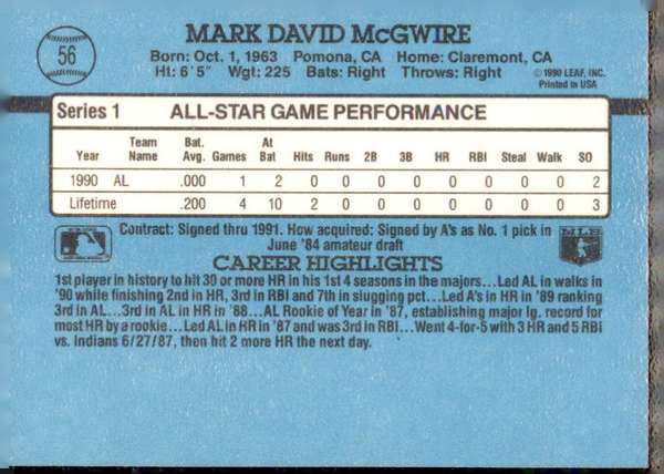 Card back