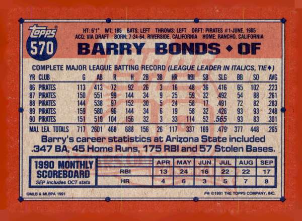 Card back