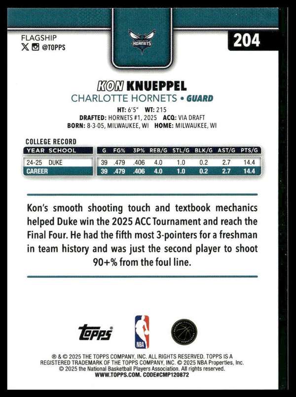 Card back
