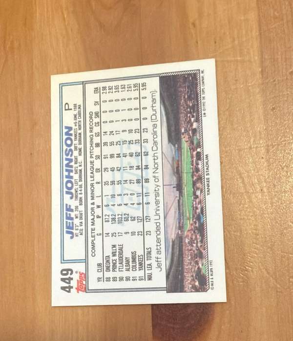 Card back