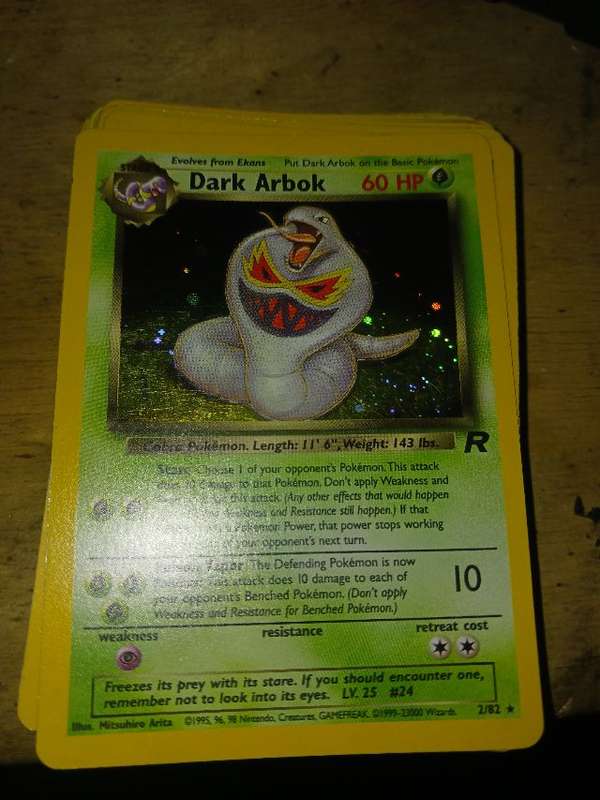 Dark Arbok [W Stamped]