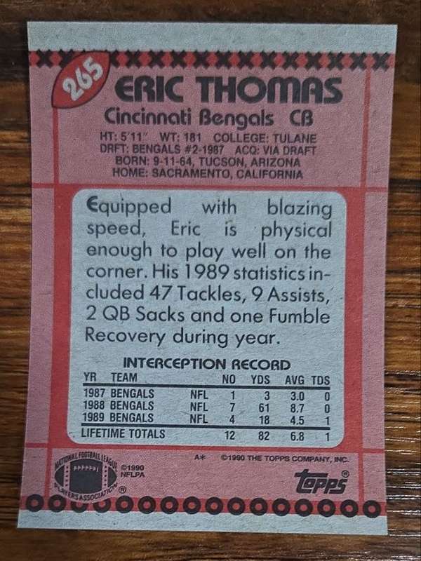 Card back
