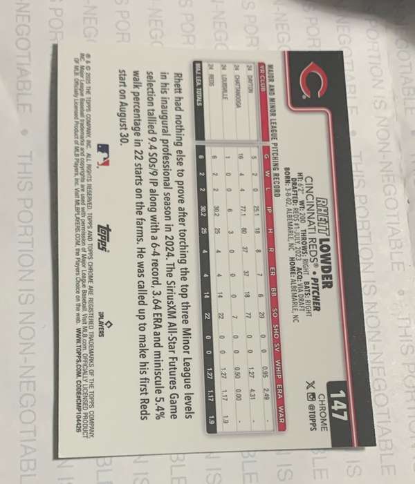 Card back