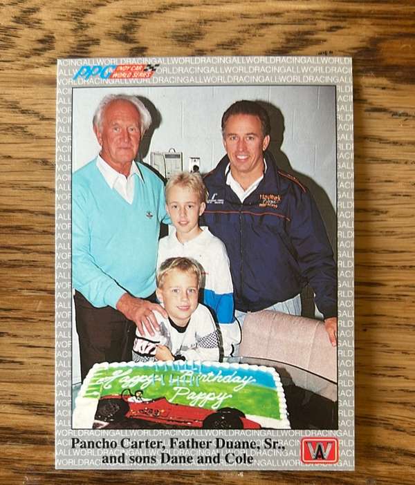 Pancho Carter, Father Duane, Sr., and sons Dane and Cole