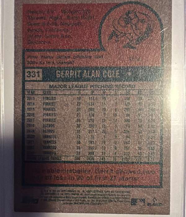 Card back