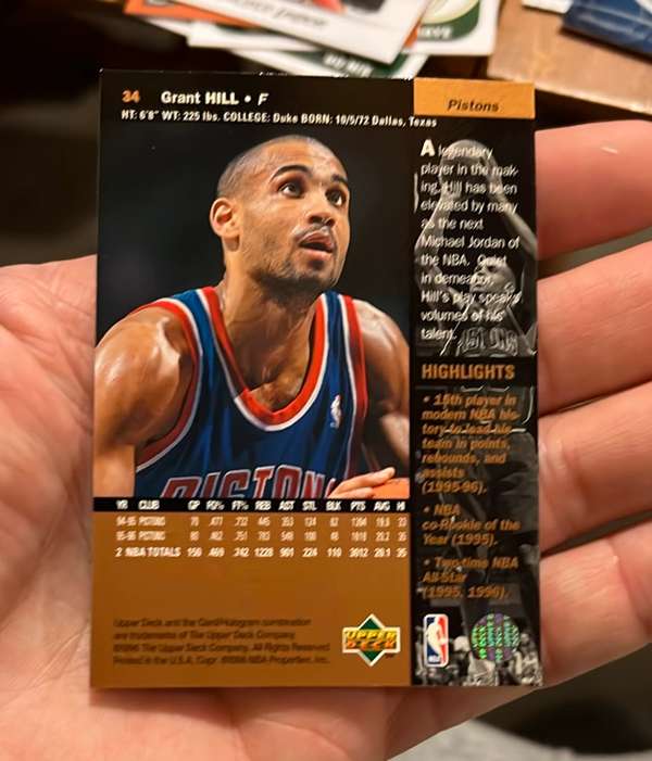 Card back