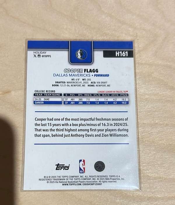 Card back
